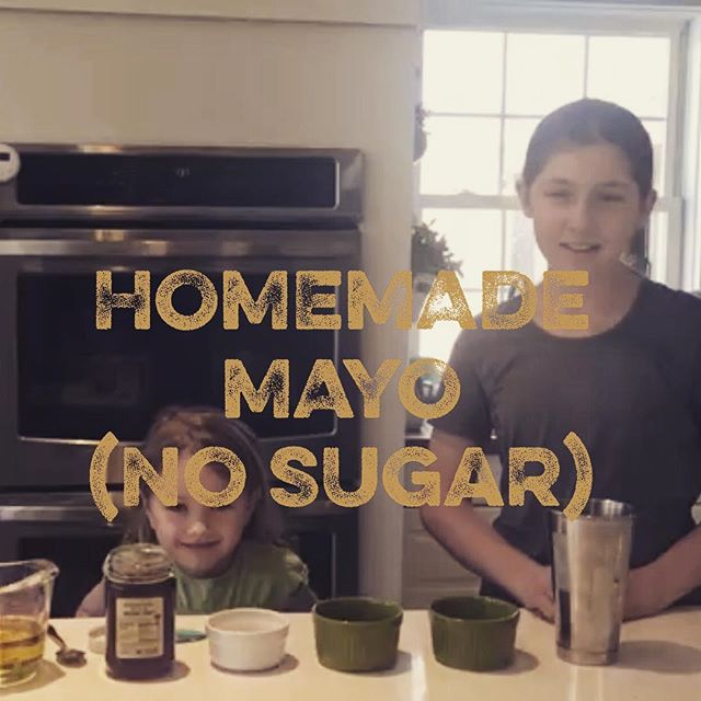 Video showing how we make Homemade Mayo